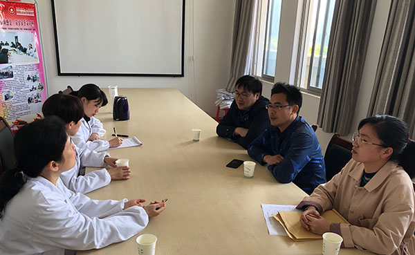 南昌大学抚州医学院领导莅临我院检查指导教学工作